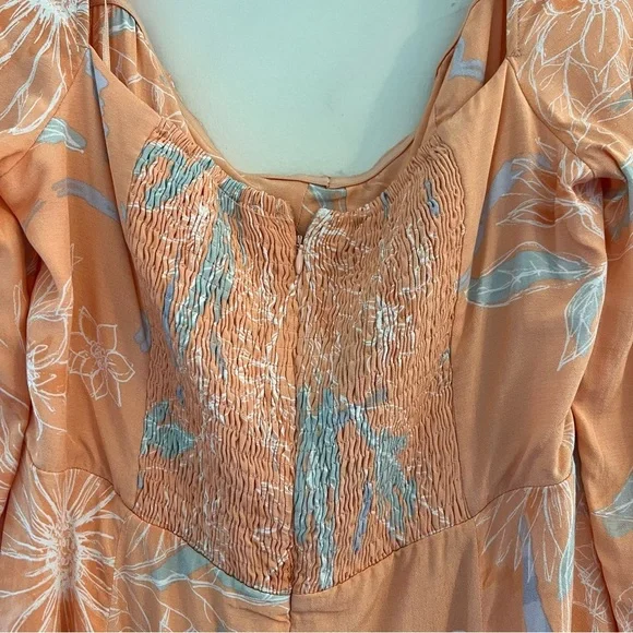 ASTR the label Women's Long Sleeve Windsor Mini Dress Size L - Picture 9 of 16